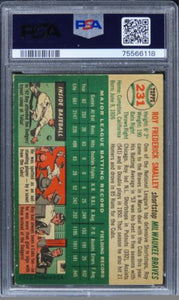 1954 Topps Roy Smalley #231 PSA 8 NM-MT