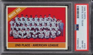 1966 Topps White Sox Team #426 PSA 8 NM-MT