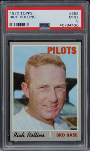1970 Topps Rich Rollins #652 PSA 9 MINT
