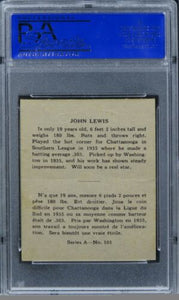 1937 O-PEE-CHEE John Lewis #101 PSA 5 EX