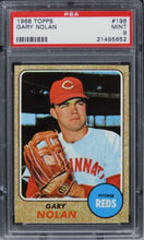 Load image into Gallery viewer, 1968 Topps Gary Nolan #196 PSA 9 MINT