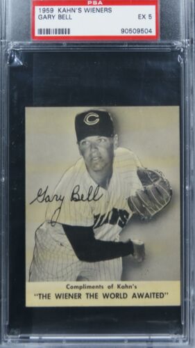 1959 Kahn's Wieners Gary Bell PSA 5 EX