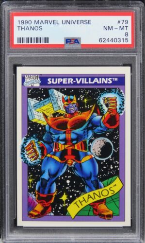1990 Marvel Universe Thanos #79 PSA 8 NM-MT