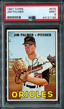 Load image into Gallery viewer, 1967 Topps Jim Palmer PSA 9 HOF